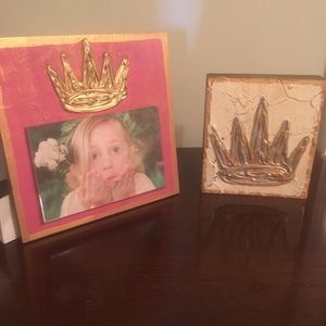 Super cute crown photo frame and decor!